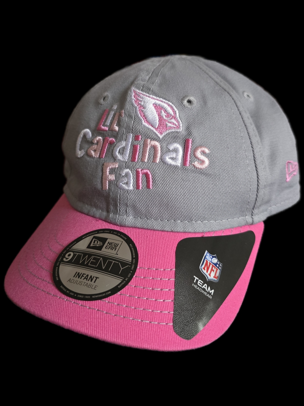 Arizona Cardinals New Era Infant Pink Grey Hat NWT Infant OSFA